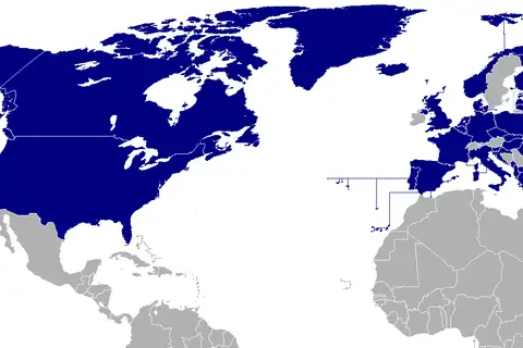 Map: Map of Nato Countries