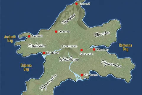Map: Map of Nmenor