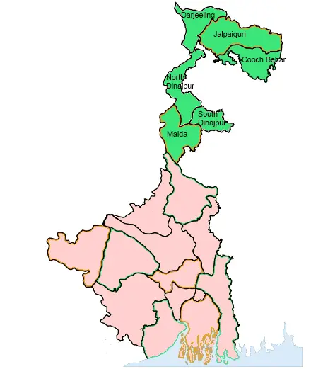 Map: Map of North Bengal