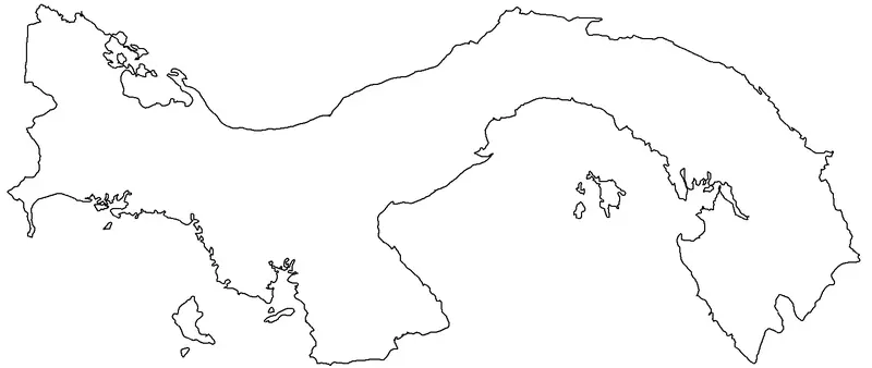 Map: Map of Panamaoutline