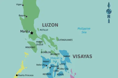 Map: Map of Philippines En