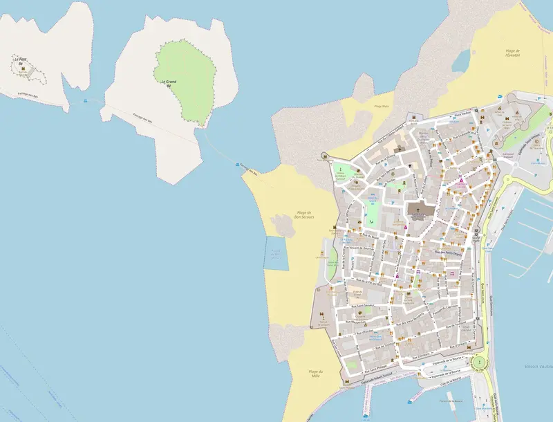 Map: Map of Saintmalo France