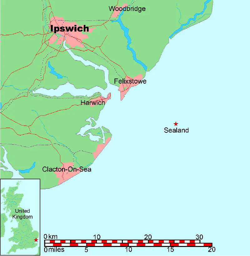 Map: Map of Sealand