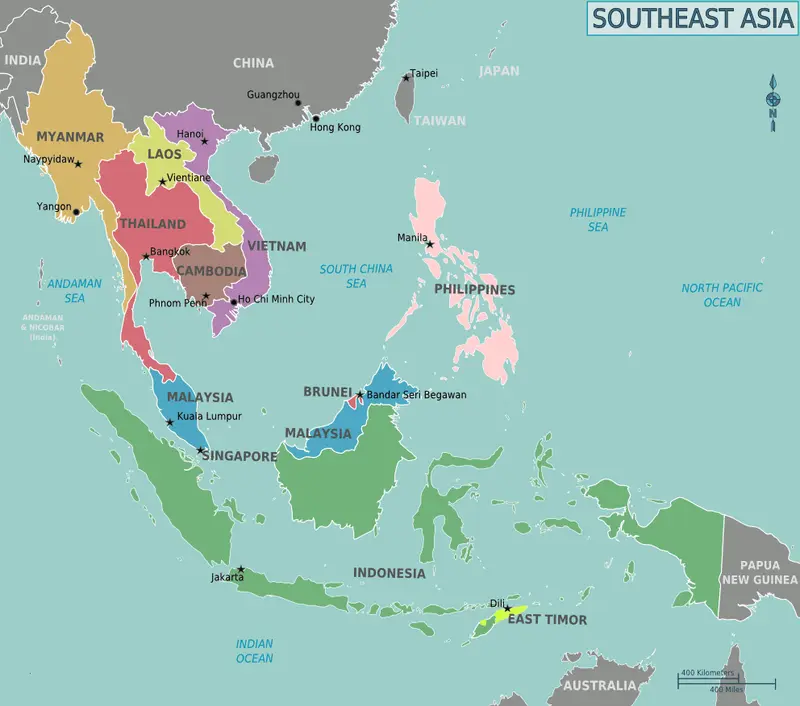 Map: Map of Southeast Asia