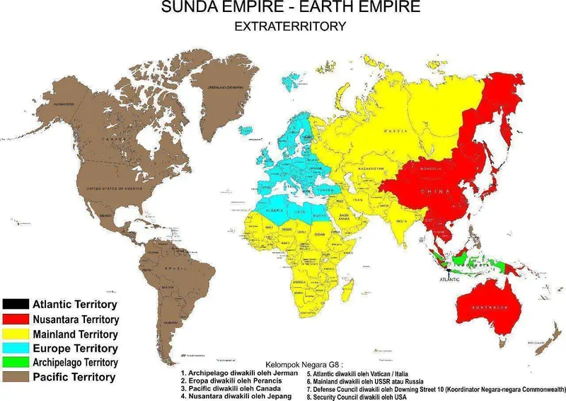 Map: Map of Sunda Empire