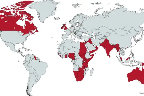 Map: Map of the British Empire