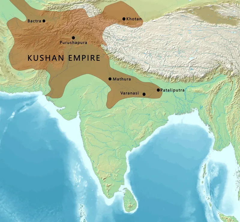 Map: Map of the Kushan Empire