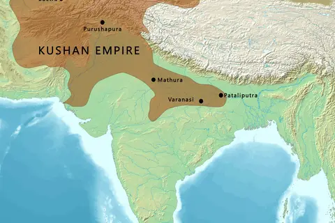 Map: Map of the Kushan Empire