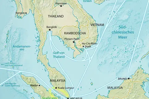 Map: Map of the Strait of Malaccade