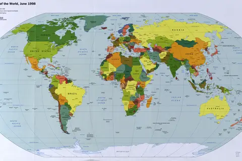 Map: Map of the World 1998
