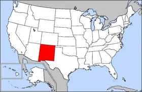 Map: Map of Usa Highlighting New Mexico