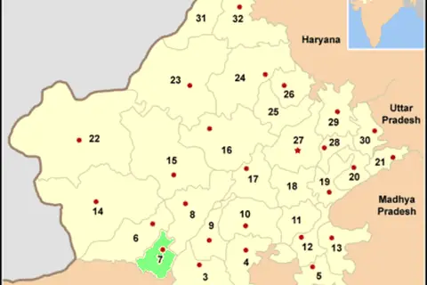 Map: Map Rajasthan Dist Sirohi