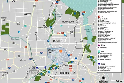 Map: Map Rochester Ny Overview