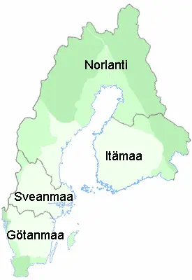 Map: Map Swedish Lands Finnish