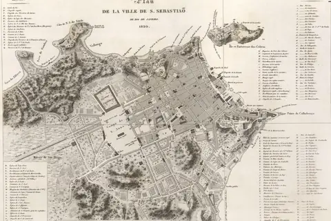 Map: Map of the City of Rio de Janeiro