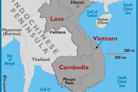 Map: Mapa Da Indochina