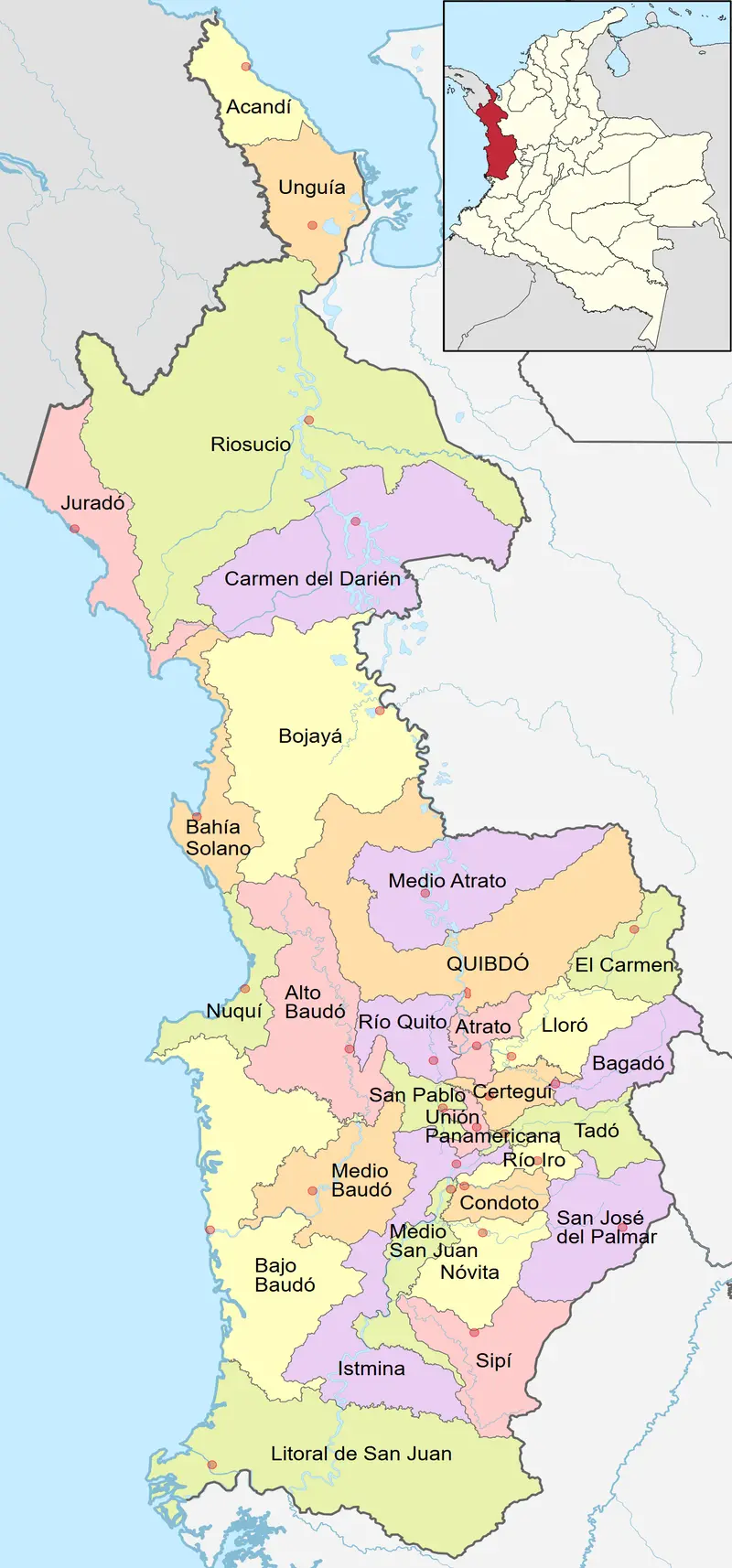 Map: Mapa De Choc Poltico