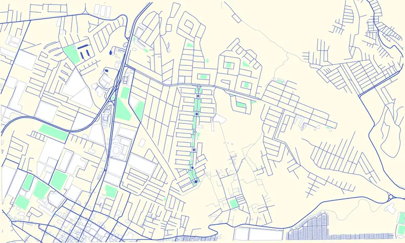 Map: Mapa de la Zona 6 de Villa Nueva Guatemala