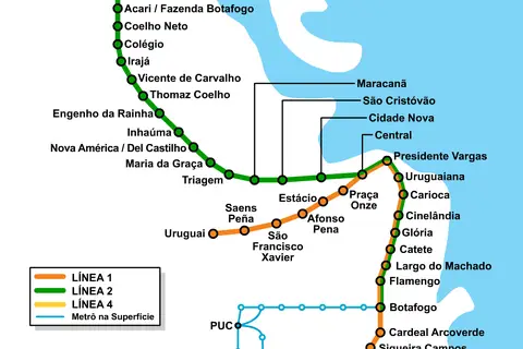 Map: Mapa de Metro Rio