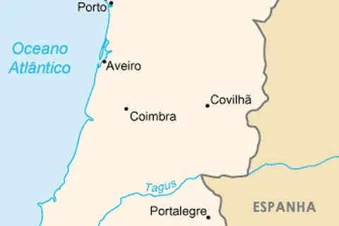 Map: Mapa de Portugal
