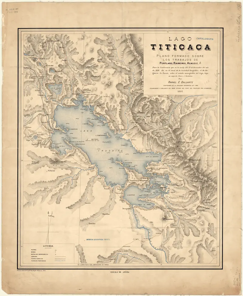 Map: Mapa del Lago Titicaca