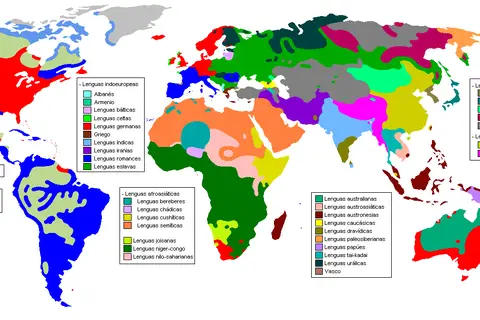 Map: Mapa Lenguas del Mundo