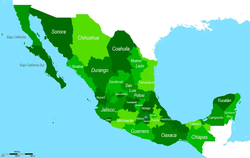 Map: Mapa Mexico Con Nombres 2010