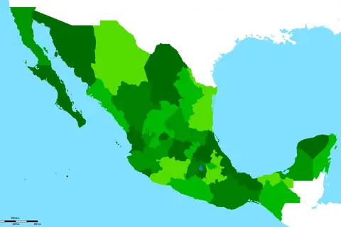 Map: Mapa Mexico Sin Nombres 2010