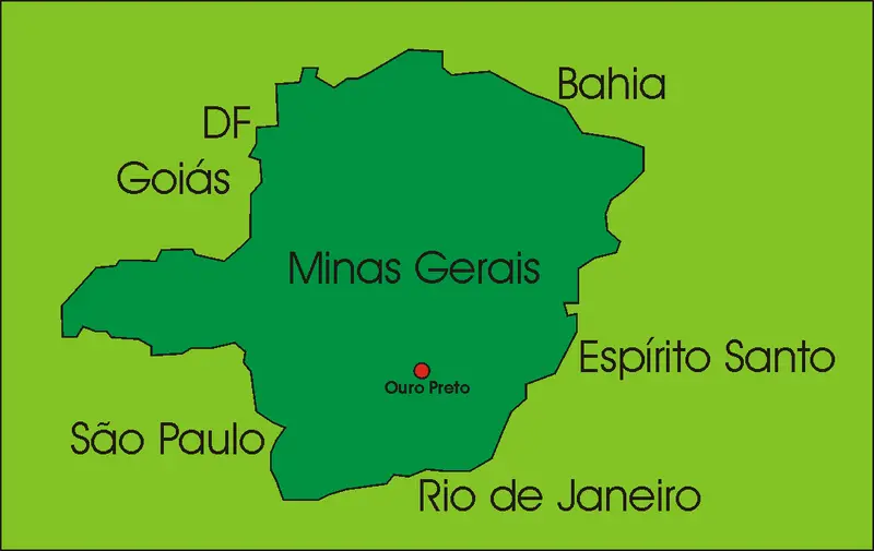 Map: Mapa Minasgerais Ouropreto