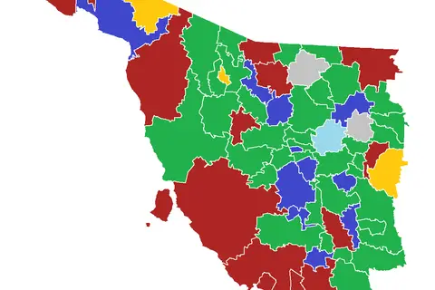 Map: Mapa Municipios Sonora 2018 2021