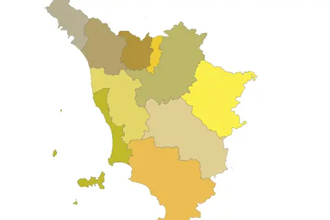Map: Mapa Toscana