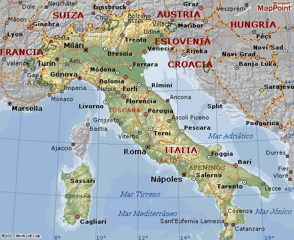 Map: Mapaitalia