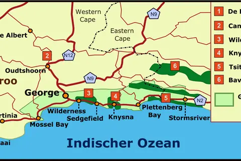 Map: Mapgardenroute