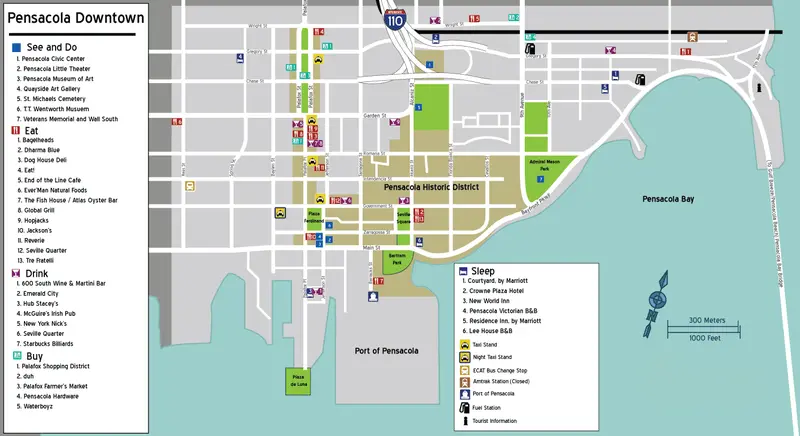 Map: Mapusapensacoladowntown
