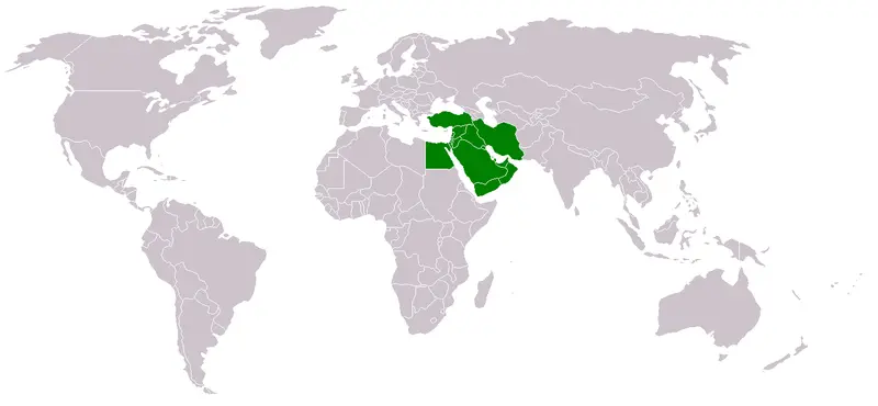 Map: Mapworldmiddleeast