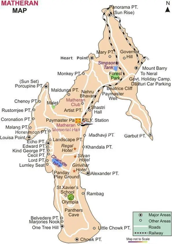 Map: Matheran Map