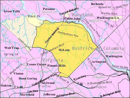Map: Mcleancdp Map