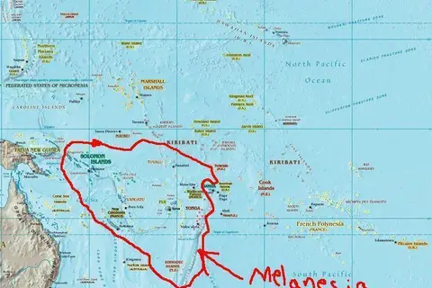 Map: Melanesia Map