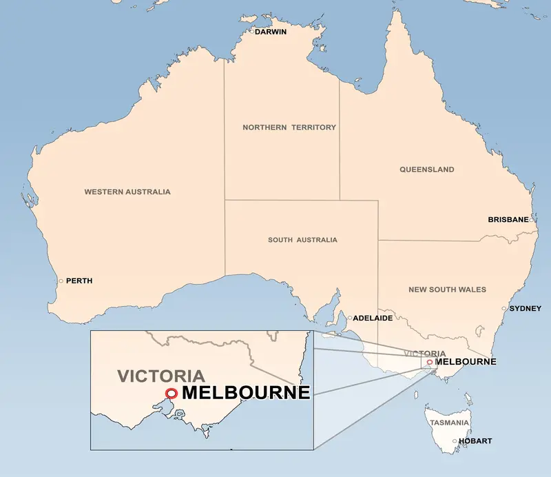 Map: Melbourne Map