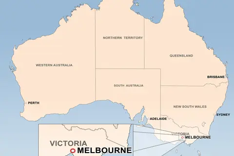Map: Melbourne Map