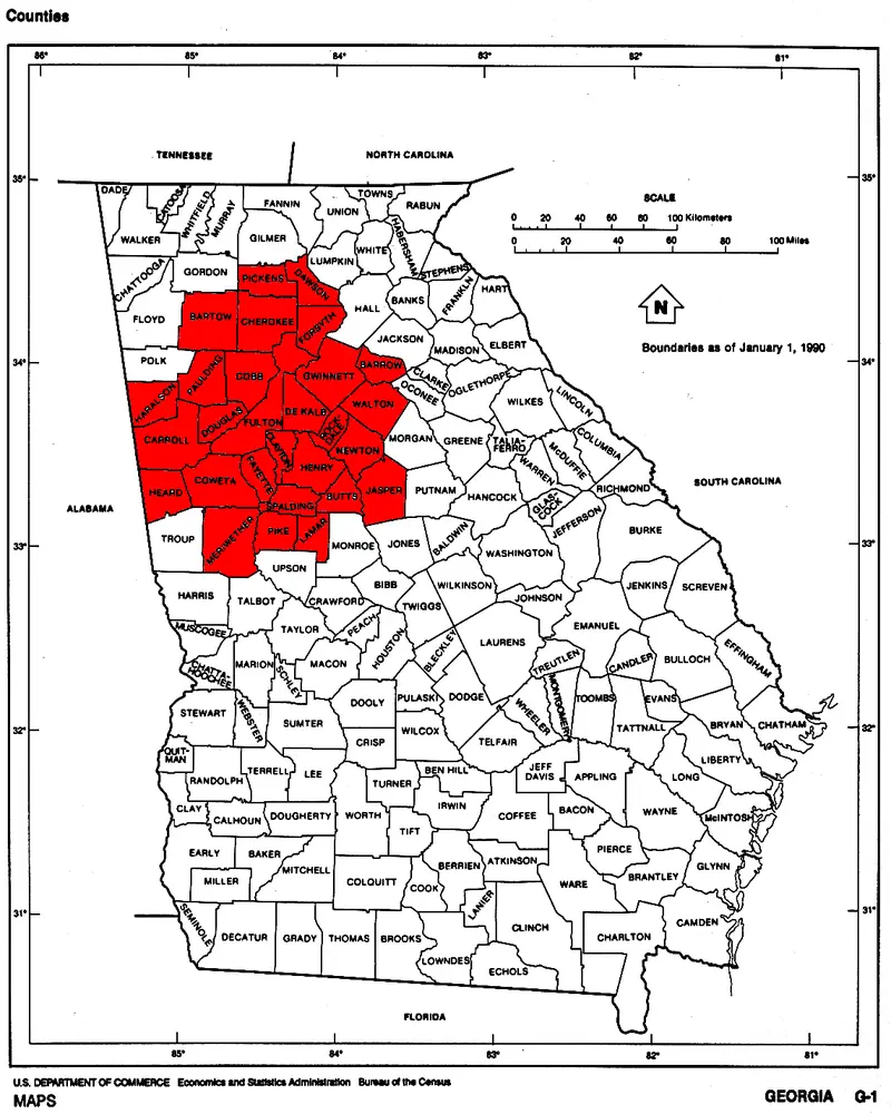 Map: Metro Atlanta Map
