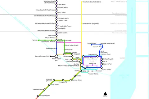Map: Miami Metro Map 2017