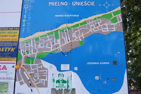 Map: Mielno Mapa