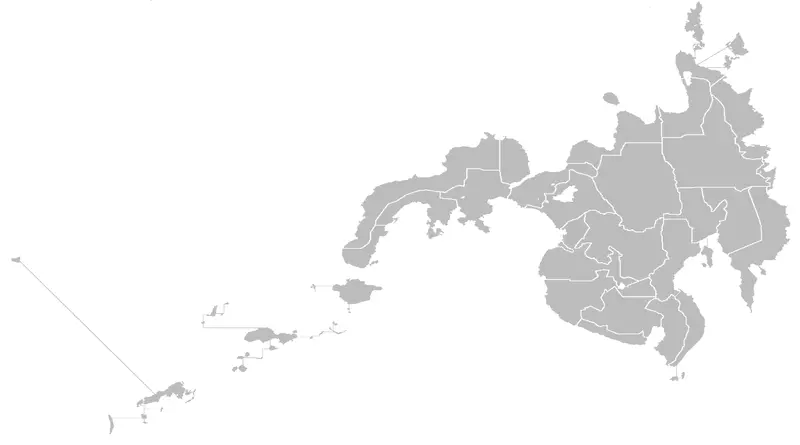 Map: Mindanao Blank Map