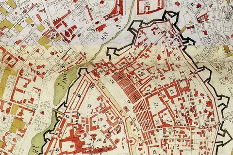 Map: Moscow Kremlin Map 1760S