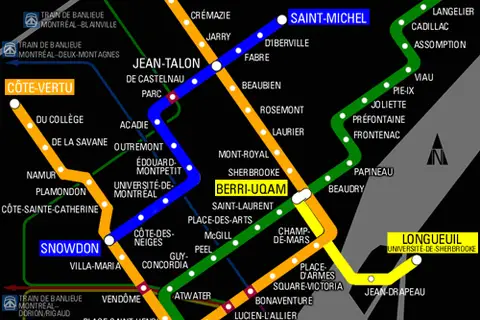 Map: Mtlmetro Map