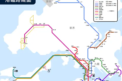 Map: Mtr System Map 2009 Zh