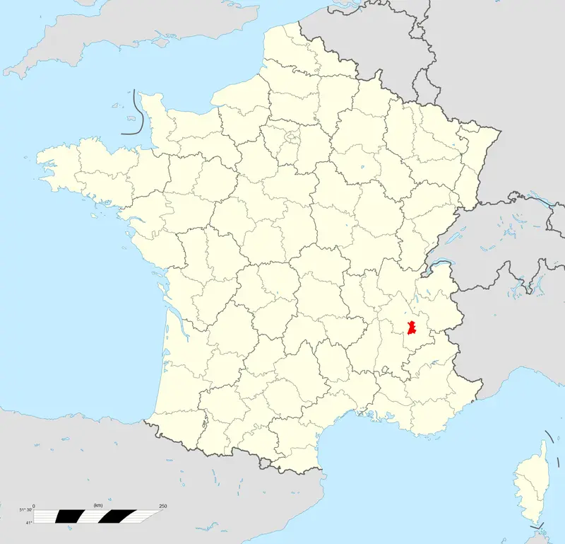 Map: Mtropole de Grenoble Locator Map