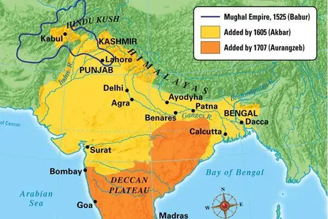 Map: Mughalempire Map