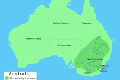 Map: Murraydarling Basin Map